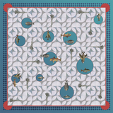 (A) Carré maxi  - Joy Blue Mare