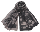 (A) Langschal Cashmere Oona Schwarz