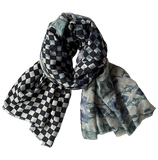 (A) Langschal Cashmere Trio Ice