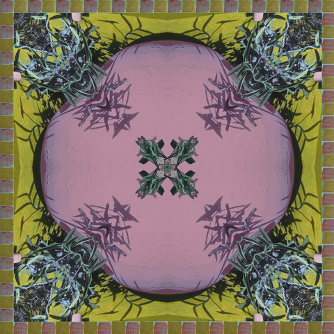 Carré maxi - Majorelle Orchid smoke 130